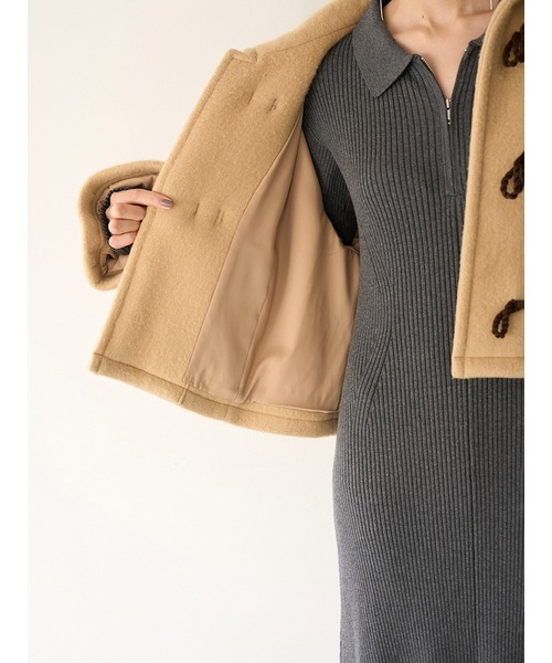 SNIDEL（スナイデル）の「ウールシャギーショートダッフル（ダッフル