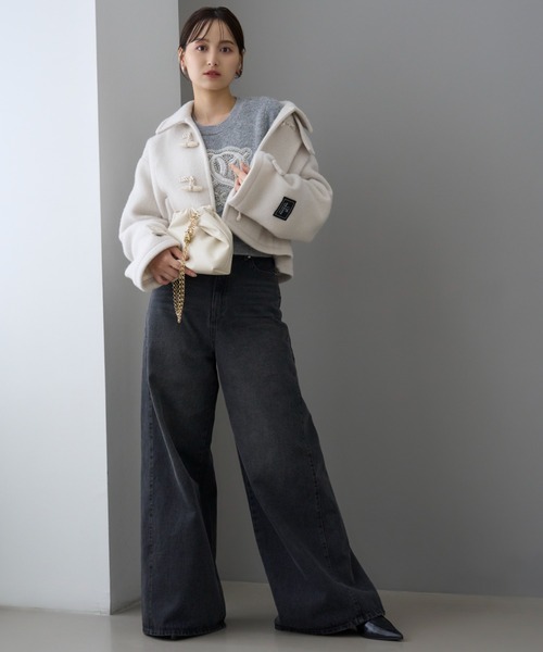 SNIDEL（スナイデル）の「ウールシャギーショートダッフル（ダッフル