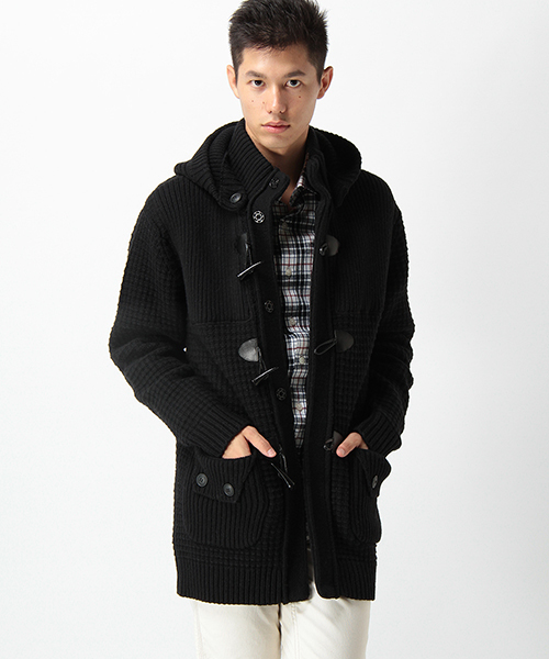 ikka（イッカ）の「ニットダッフルアウター（ダッフルコート）」 - WEAR