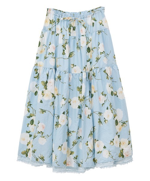 セール】ホワイトローズプリントスカート（スカート）｜PINK HOUSE