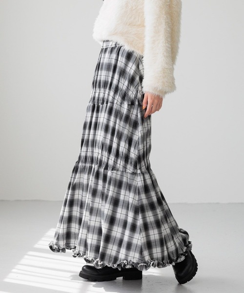 LOWRYS FARM（ローリーズファーム）の「アソートシャーリングスカート