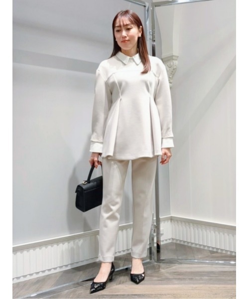 CELFORD（セルフォード）の「衿付きポンチセットアップ（セットアップ