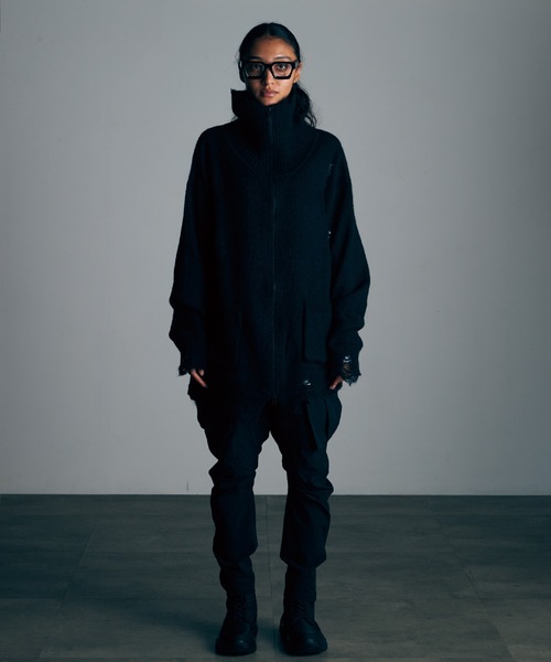 VIRGOwearworks（ヴァルゴウェアワークス）の「Large collar zip