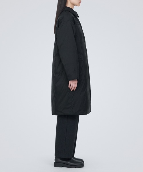 セール】軽量ダウンステンカラーコート（帯電防止裏地）（ダウン