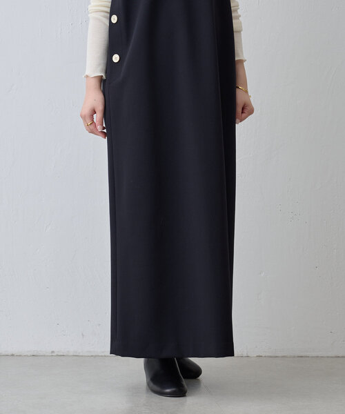 BEARDSLEY（ビアズリー）の「サイドボタンジャンパースカート