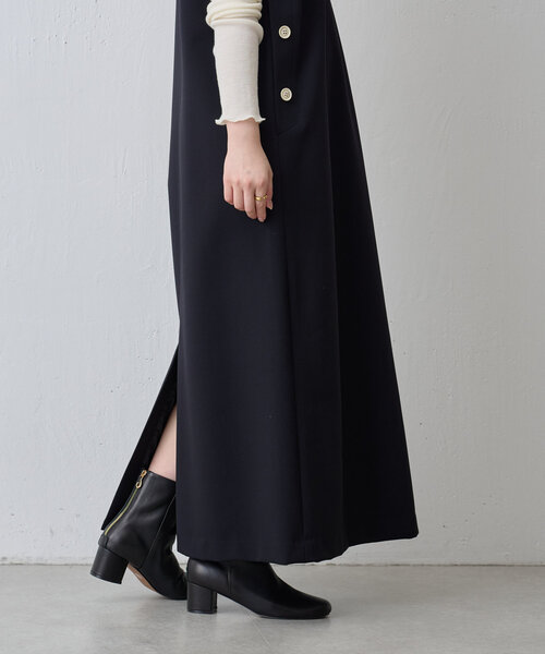 BEARDSLEY（ビアズリー）の「サイドボタンジャンパースカート