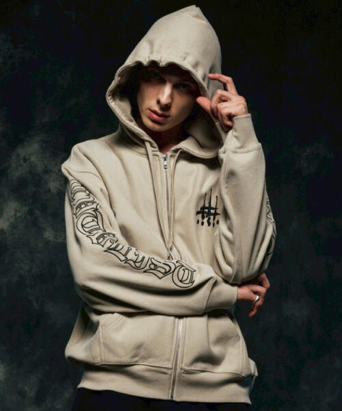 CVTVLIST/カタリスト/別注multi cross usual zip hoodie（パーカー