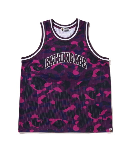 A BATHING APE（アベイシングエイプ）の「COLOR CAMO BASKETBALL TANK