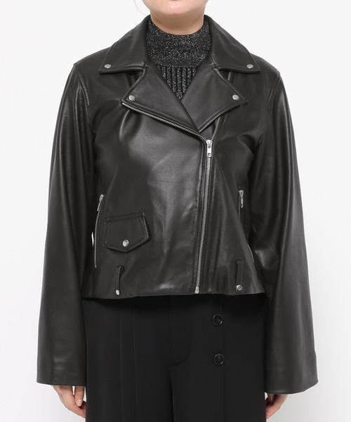 セール】レザーWライダース(HARE)（ライダースジャケット）｜HARE