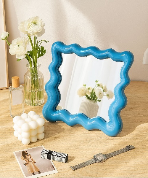 セール】【 ammy. / エイミードット 】 うねうね カラーフレーム 卓上