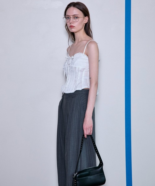 2way Cotton Puff Sleeve Bustier/2WAYコットンパフスリーブビスチェ