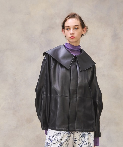 PUBLIC TOKYO（パブリックトウキョウ）の「フェイクレザービックカラー