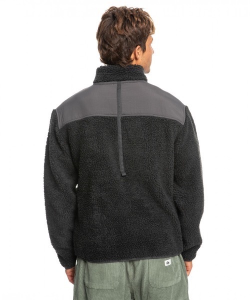 SHALLOW WATER FZ/クイックシルバー胸ワンポイントブランドロゴジップ