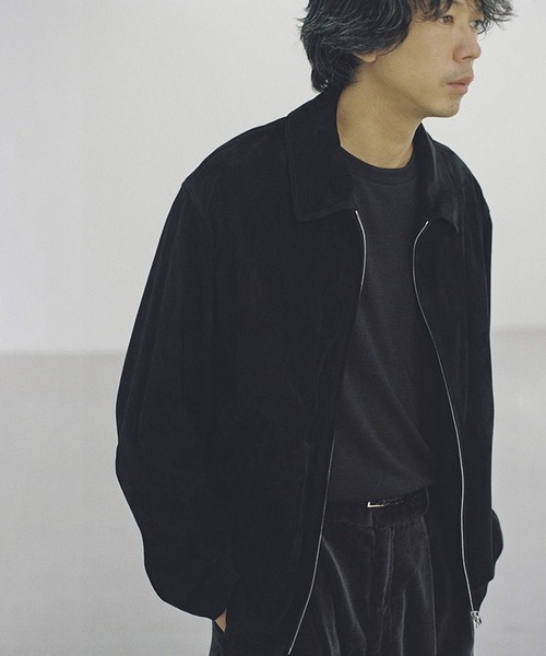 LIDNM（リドム）の「SUPER SOFT SHEEP SUEDE ZIP（ブルゾン）」 - WEAR