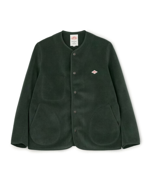 WOMEN'S FLEECE COLLARLESS JACKET（その他トップス）｜DANTON