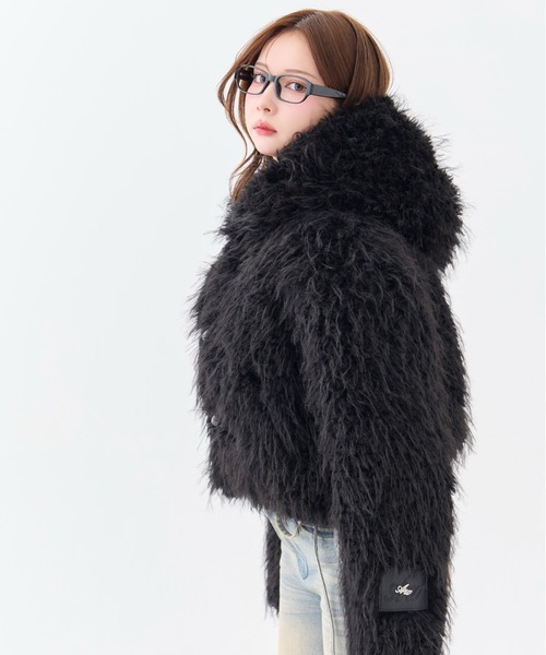 andwang（アンドワン）の「Petit Fur Duffle Coat（ダッフルコート