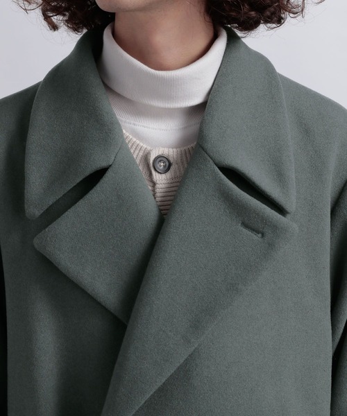 HARE（ハレ）の「ウールタイロッケンコート(HARE)（ステンカラーコート