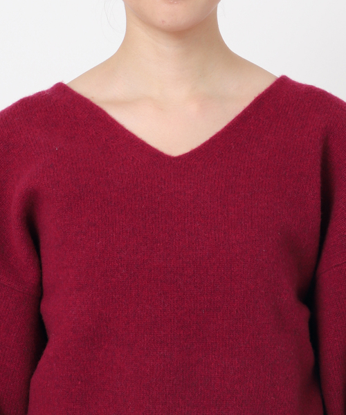 Noble（ノーブル）の「《追加》カシミヤウールショートVプルオーバー