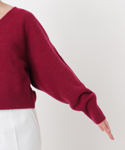 Noble（ノーブル）の「《追加》カシミヤウールショートVプルオーバー