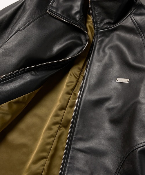 Premium virgers leather jacket（ライダースジャケット