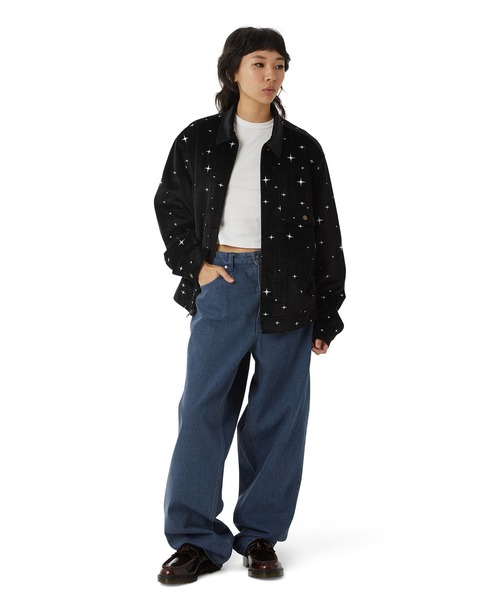 HUF（ハフ）の「GALAXY VELVET TRUCKER JACKET / HUF ジャケット
