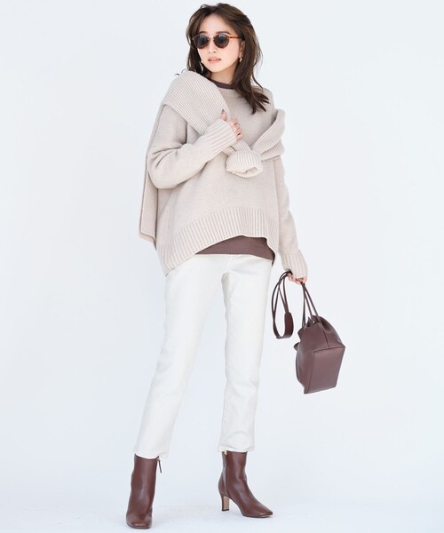 23区（ニジュウサンク）の「ウールカシミヤブレンドバルキー