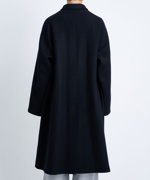 STUDIOUS別注 WOOL MELTON BALMACAAN COAT（チェスターコート）｜URU