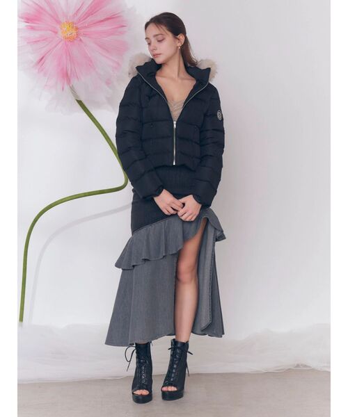 EATME（イートミー）の「キルティングラインダウンブルゾン（ダウン