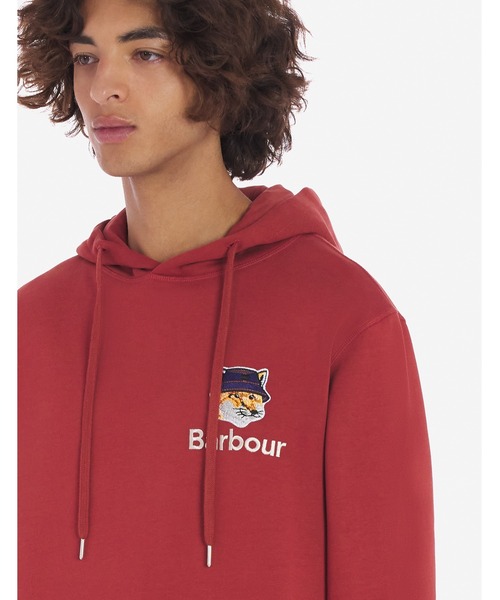 Maison Kitsune（メゾンキツネ）の「BARBOUR X MK FOX HEAD HOODIE