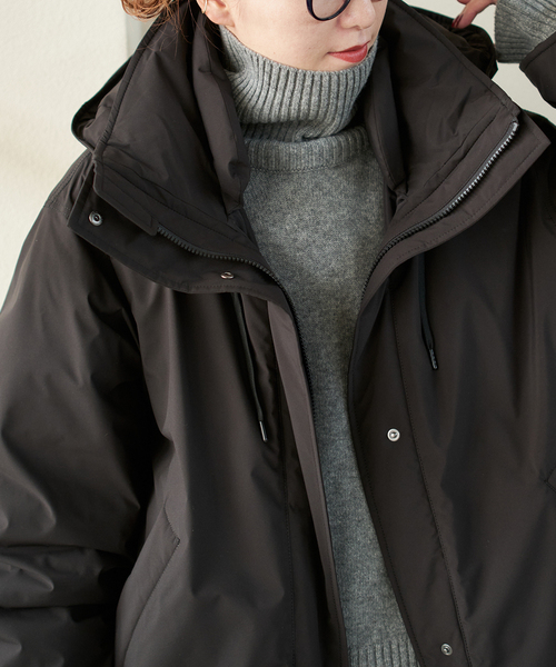 追加2》2WAY撥水ダウンハーフコート（ダウンジャケット/コート