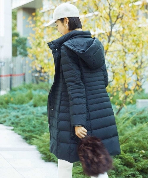 セール】[定番人気]2WAYストレッチダウンミドルコート（ダウン