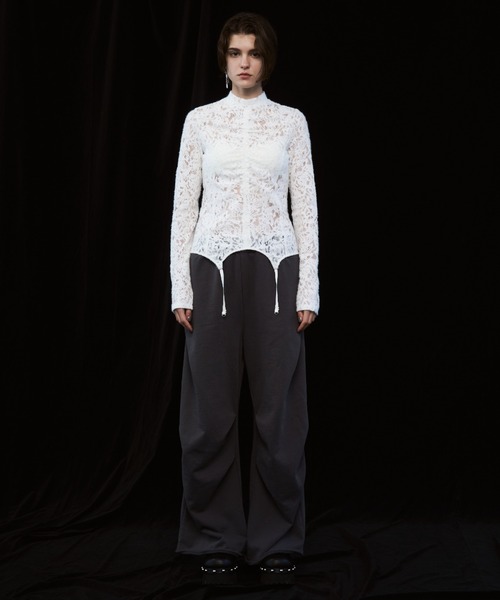 LIQUIDE LACE TOPS/リキッドレーストップス（Tシャツ/カットソー