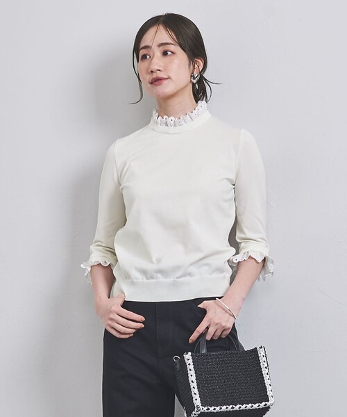 UNITED ARROWS（ユナイテッドアローズ）の「レース 4WAY ニット 6SL