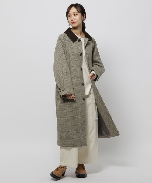 niko and（ニコアンド）の「ウーリーテックステンロングコート