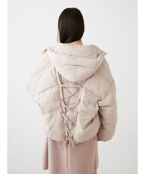 SNIDEL（スナイデル）の「Sustainableレースアップダウンジャケット