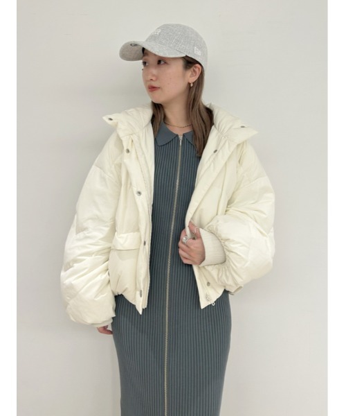 SNIDEL（スナイデル）の「Sustainableレースアップダウンジャケット