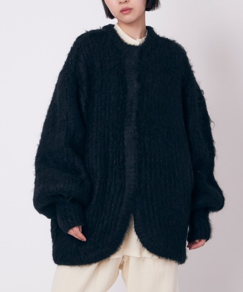 CLANE（クラネ）の「CLANE COLOR MOHAIR SHAGGY CARDIGAN