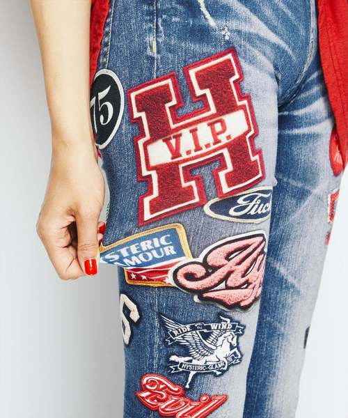 HYSTERIC GLAMOUR（ヒステリックグラマー）の「SCRATCHワッペンデニム
