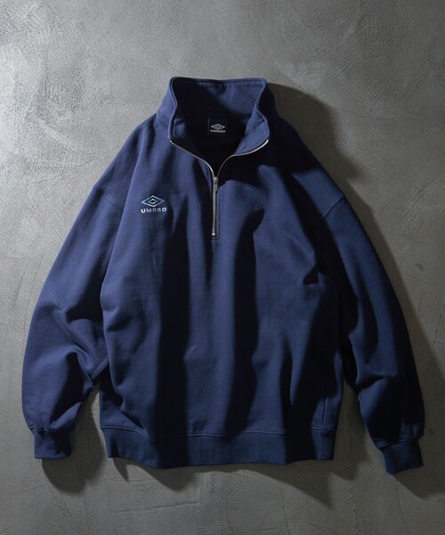 UMBRO（アンブロ）の「UMBRO/アンブロ 別注 Half Zip Sweat/ハーフ