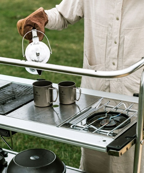 ステンレスキッチンテーブル（アウトドアグッズ）｜Snow Peak