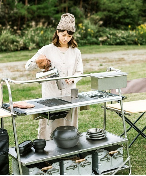 ステンレスキッチンテーブル（アウトドアグッズ）｜Snow Peak