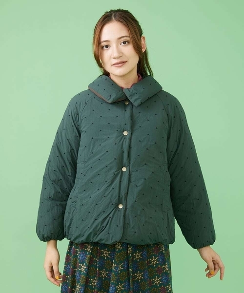 Jocomomola（ホコモモラ）の「【2WAY】リバーシブルショートダウン