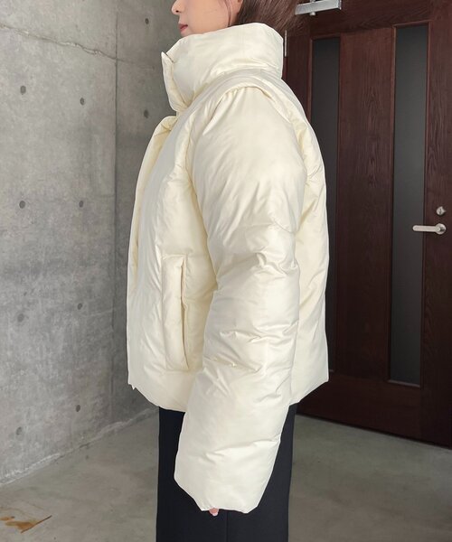 CAPRICIEUX LE'MAGE（カプリシューレマージュ）の「2WAY中綿パフ