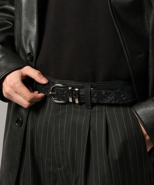 累計販売10000本突破！】ダブルメタルサルカンレザーベルト（ベルト