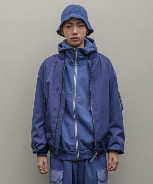 BAL（バル）の「【2023春夏】MULTI POCKET SLEEVE BOMBER JACKET（MA-1