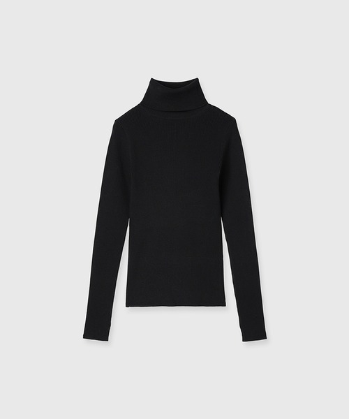 anuans（アニュアンス）の「カシミヤブレンドフィットリブニットプル