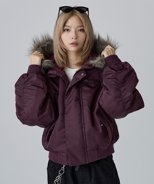 セール】N-2Bフライトミリタリーコンパクト中綿ジャッケット ナイロン