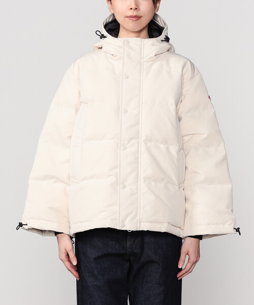 DANTON | ポリエステルタッサー ダウンフードジャケット WOMEN（ダウン