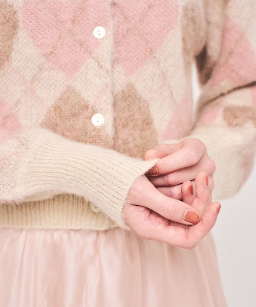 DEICY（デイシー）の「ハートアーガイルカーディガン（カーディガン