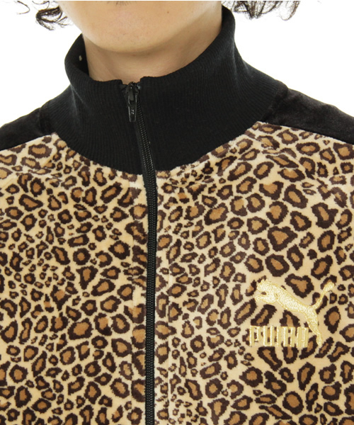 BEAMS（ビームス）の「PUMA×BEAMS / 別注 豹柄ベロアジャケット